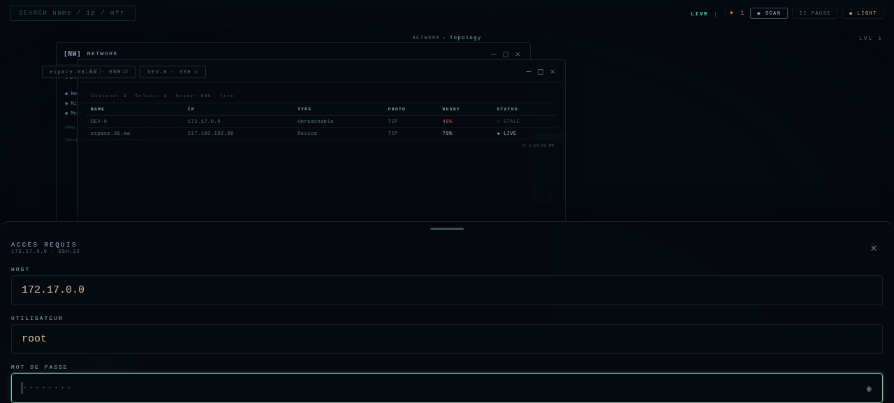 Holoscope — Access Dock SSH